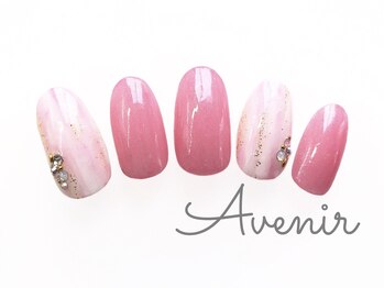 アヴィニール 表参道(Avenir)/ストロベリージャム　ネイル