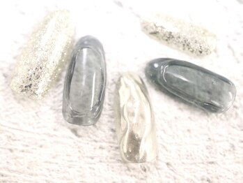 ネイルサロン ドルチェネイル 柏店(Dolce.Nail)/ミラー#ウネウネ#キラキラ☆ラメ