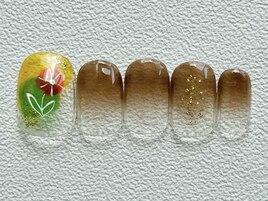 透明感　グラデーション