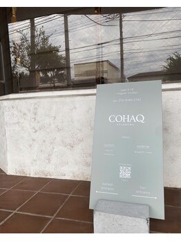 コハク クゲヌマ(COHAQ KUGENUMA)/この看板が目印です☆