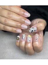 ハズグラスネイル(Haze Grass nail)/個性