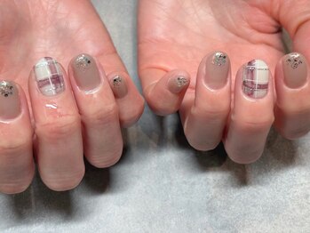 チェックネイル