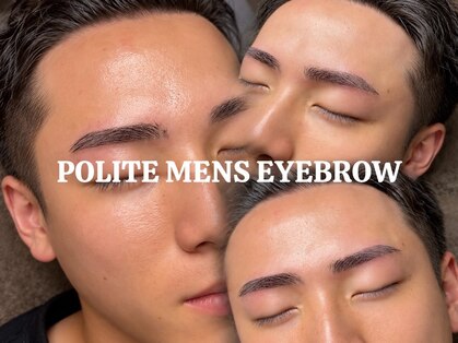 POLITE MENS EYEBROWの写真