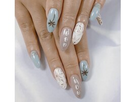 夏ネイル　ジェルネイル