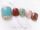 ミラーフットネイル￥7500