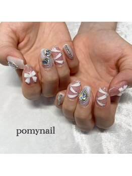 ポミーネイル 新宿西口店(pomy nail)/リボンネイル