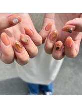 プリュネ(Prune)/ピンク/オレンジ/天然石