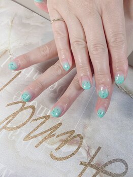 The ネイルサロン/ラメ追加グラデーション