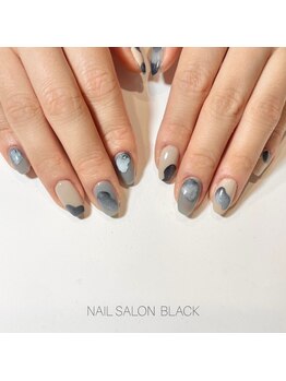 ブラック 池尻大橋店(BLACK)/ニュアンスマグネットネイル