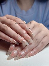 ラムネイル 恵比寿店(RAMU nail)/チップ長さ出しグラデーション