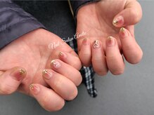 チーク×大人キレカワnail↑施術