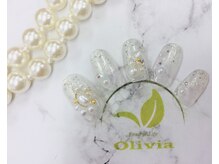 ビューティーアンドライフ オリビア(Beauty&Life Olivia)/クリア＿ホワイトパールネイル