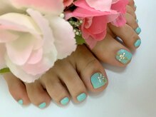 ディーネイル 天王寺(D-nail)/[中村]FOOT☆ミントグリーン