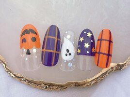 ハロウィンネイル¥7980