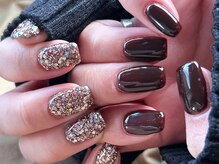 リフュージュ 隠れ家/ワンカラー/ホロ/ラメ/冬ネイル