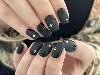 ネイルメゾン 池袋店(NAIL MAISON)/★マットブラック¥8050