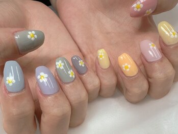 カラフルお花デザイン