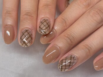 メル(M.E.L)/チェックネイル