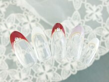 シューズネイルプロデュース/三色フレンチ