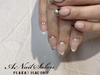エーネイルサロン プラーカ本店(A-Nail Salon)/シンプルアシメ