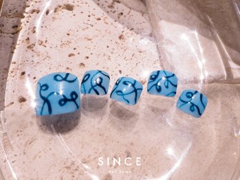 シンス(Since)/4月foot monthly design