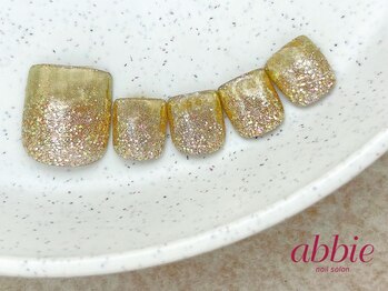 ネイルサロン アビー 宮益坂店(abbie)/シャンパンワンカラー¥10450