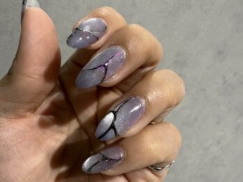 モツヲネイル(motsu.O! NAIL)/近未来風ライン×マグネット