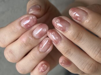 リノ 大阪本町店(lino)/桃ネイル【8.6】