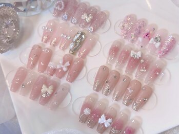 パラジェル フィルイン マグネット 韓国ネイル専門店 salon enu【名古屋駅前店】/定額/マグネット/韓国/ワンホン