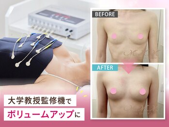 エムエムエム 表参道Luxeサロン(M.M.M)の写真/【医療提携×バストアップ&育乳専門店】痩せ型さんに人気！初回￥4950/ボリュームUP/左右差/横流れ等◎