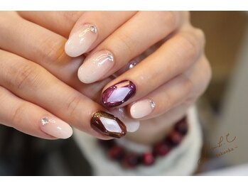 宝石カットネイル Pg ネイルサロン ネイルシー Nail C のフォトギャラリー ホットペッパービューティー