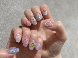 【Sedum】キラキラパーツネイル