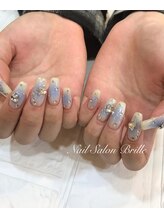 エスフィーネイルサロン ブリーユ(Esfy nailsalon Brille)/水色チーク