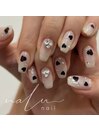 ミラーネイル/フレンチガーリー