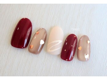 スリー 自由が丘(THREE)/バレンタインネイル