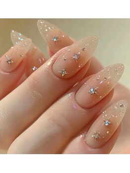 ヘブン ネイル 鶯谷(HEAVEN Nail)/グリッターネイル
