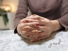 ワイネイル(Y.nail)/べっこうデザイン