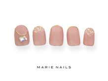 マリー ネイルズ いわきラトブ店(MARIE NAILS)/定額5,500円税込　ヌーディ0202a