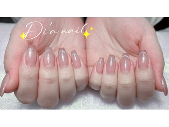 ディアネイルサロン 池袋(Di’a)/マグネットグラデ/フィルイン