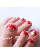 たゆ ネイル(たゆnail)/パラジェル・赤フットネイル＊