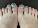 夏フットネイル
