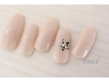 スリー 自由が丘(THREE)/シンプルコース/星ビジュー