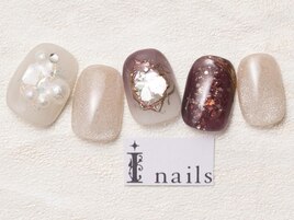 ホワイトパープルニュアンス