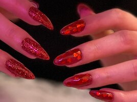 ハートホロネイル