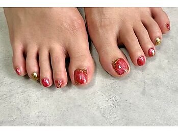 ノイ アシヤ(Noi ashiya)の写真/【フットバス・ケア込★】最旬トレンドのサンプルも多数ご用意♪フットジェル・ペディキュアメニューも◎