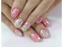 フラワーホロネイル