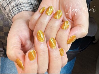 ウサギネイル 新大久保店(usagi nail)/マグネットフレンチ秋可愛い