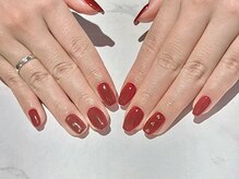 エリンカネイル バイ レシッド 武蔵小杉(erincanail by rcid)/ワンカラー＋ハートパーツ