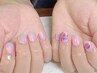 【Hand】うる艶パウダーネイル　￥6000
