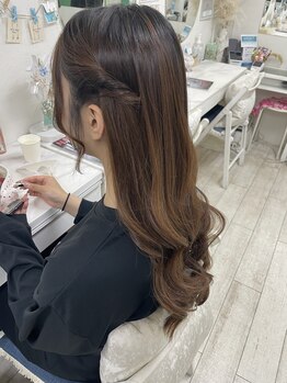 エムアイ 六本木(Mi)/ハーフツインヘア